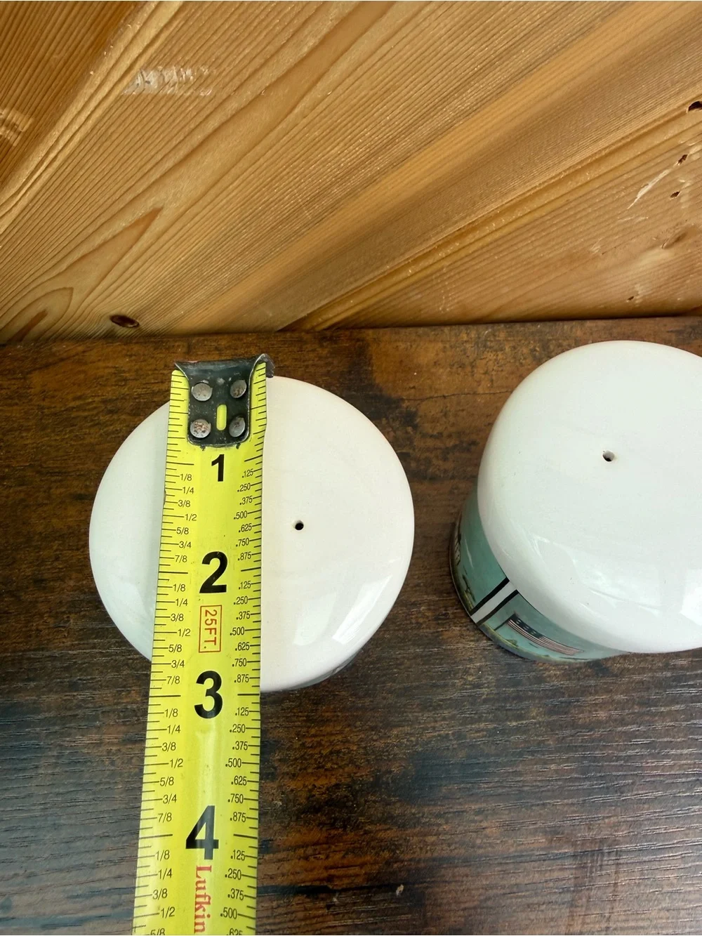 Coastal Lighthouse Salt & Pepper Shakers - White, Aqua